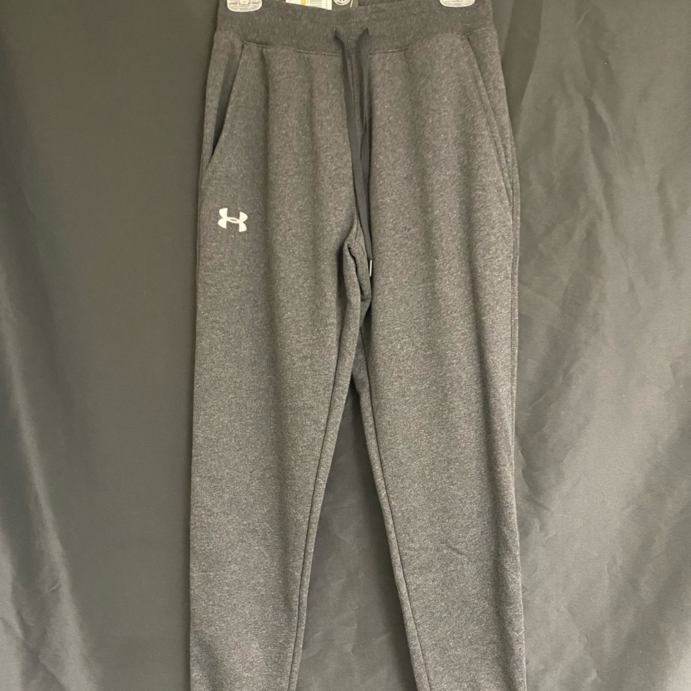 UNDER ARMOUR / DARK GRAY COTTON JOGGERS / SIZE: M